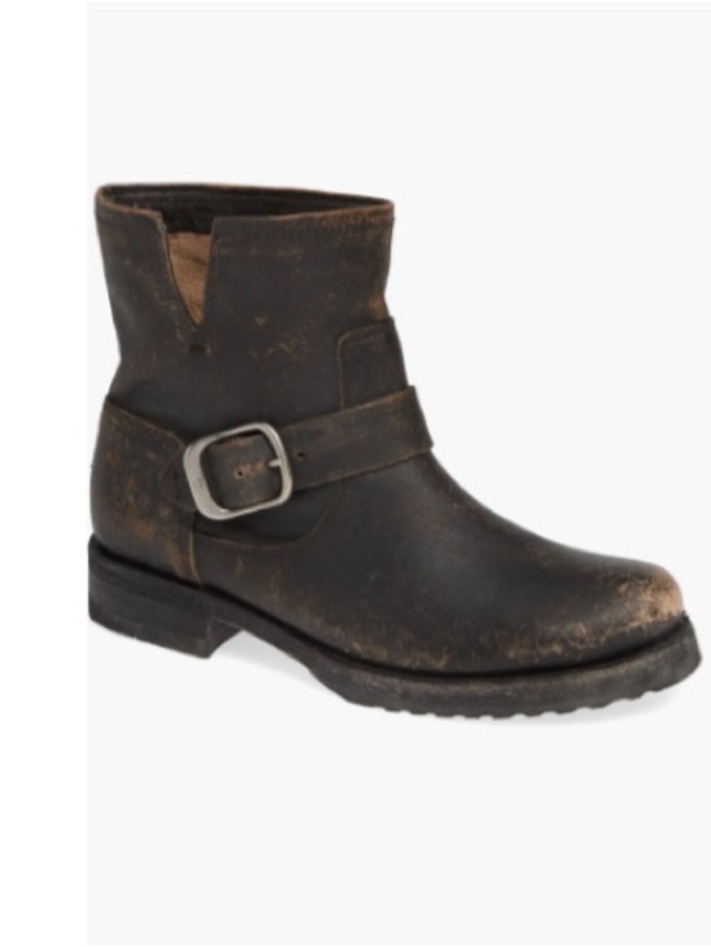 Frye Veronica Bootie (Women),  Very distressed Brown, Size 8, NWOT DISPLAY PAIR